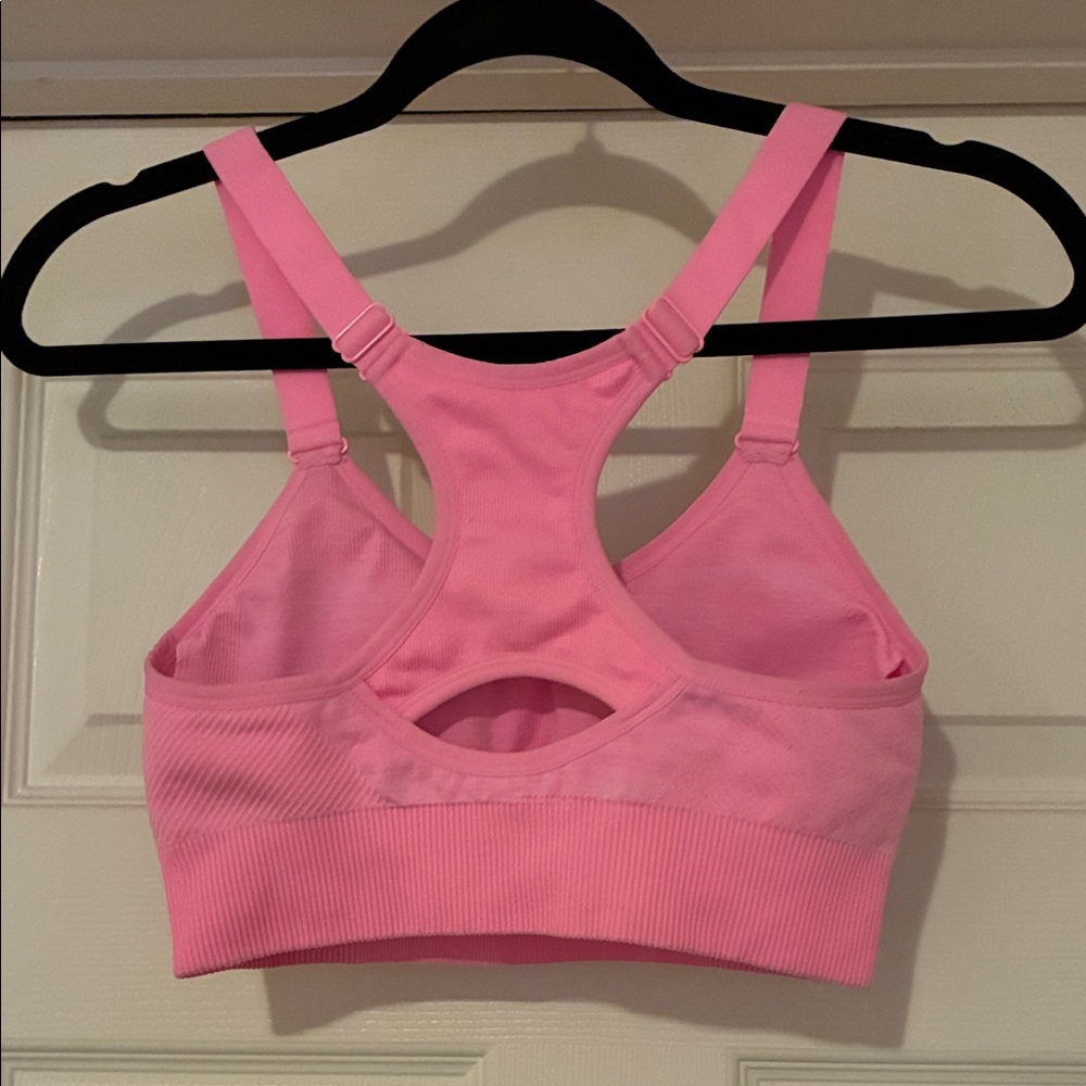 Avia Vibrant Pink Sports Bra, Medium